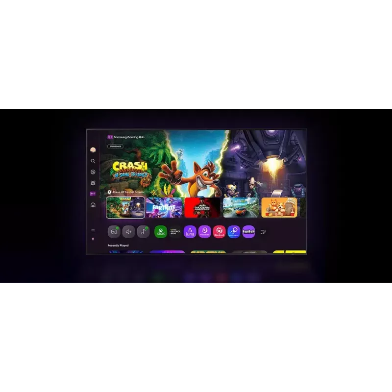 Televizorius Samsung 75 colių Neo QLED QN85F 4K UHD, Neo QLED, 3840×2160, Tizen, Wi‑Fi, HDMI×4, 75 colių (189 cm), sidabrinis