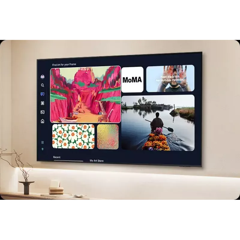 Televizorius Samsung 75 colių Neo QLED QN85F 4K UHD, Neo QLED, 3840×2160, Tizen, Wi‑Fi, HDMI×4, 75 colių (189 cm), sidabrinis