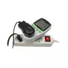 Vatmetras GreenBlue GB202 galios matuoklis 0–9999 W, 3600 W maks., 220–240 V, 16 A, LCD ekranas