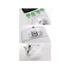 Vatmetras GreenBlue GB202 galios matuoklis 0–9999 W, 3600 W maks., 220–240 V, 16 A, LCD ekranas