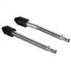 Analoginis manometras YATO YT-73022 0–20 bar, 75 mm ciferblatas, anglinis plienas, 0,5 m žarna, 4 žalvariniai adapteriai, nešiojimo dėklas