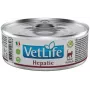 Šlapias kačių ėdalas Farmina Vet Life Natural Diet Cat Hepatic 85 g — kepenų funkcijos palaikymui, vištiena, be grūdų, suaugusioms katėms