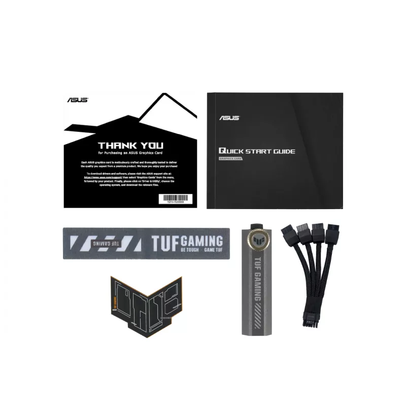 Vaizdo plokštė ASUS TUF Gaming GeForce RTX 5090 — 32 GB GDDR7, 512 bitų, PCIe 5.0, 3 ventiliatoriai