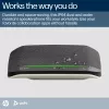 HP Poly Sync 10 garsiakalbis + USB-A į USB-C laidas, PC, juoda, 0,715 m, Windows 10, Windows 11, MacOS, 100–7800 Hz