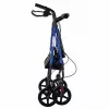 Reabilitacinis vaikštynas ActionMed CH100AM — lengvas aliuminis 4 ratų, reguliuojamas aukštis 700–937 mm, sėdynė 35×32 cm, maks. apkrova 136 kg, sulankstomas