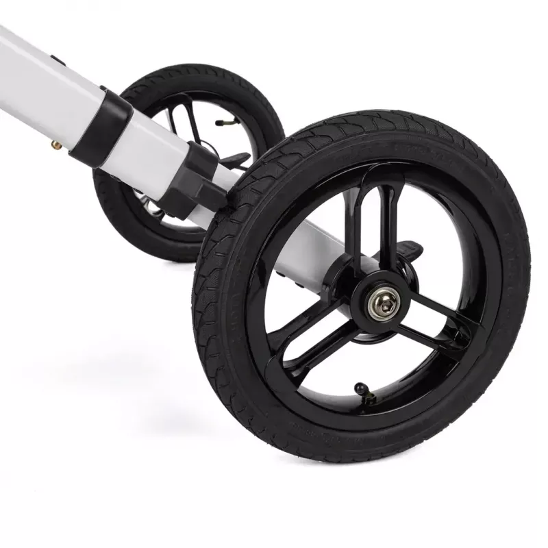 Bevielis keturių ratų vaikštynėlis TIMAGO RANGER, aliuminis, reguliuojamas aukštis 89,5–102,5 cm, apkrova 136 kg, sulankstomas