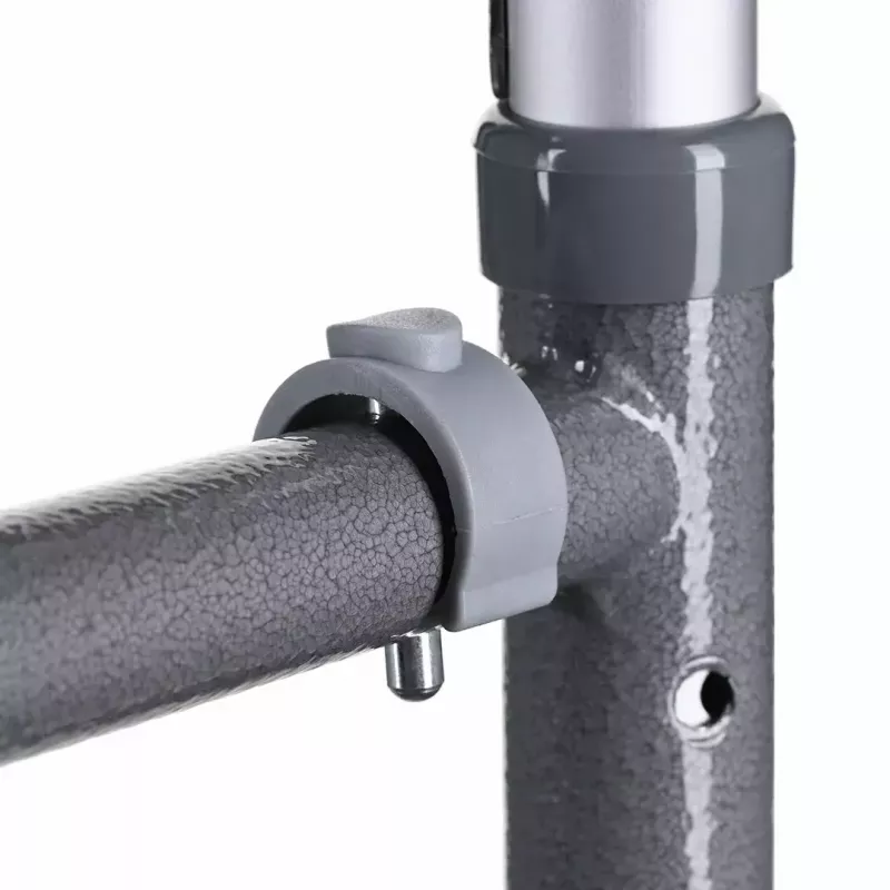 Vaikštynė VITEA CARE VCBP0031 aliuminė, reguliuojamas aukštis 82–100 cm, plotis 600 mm, maks. apkrova 110 kg, 12 cm ratukai