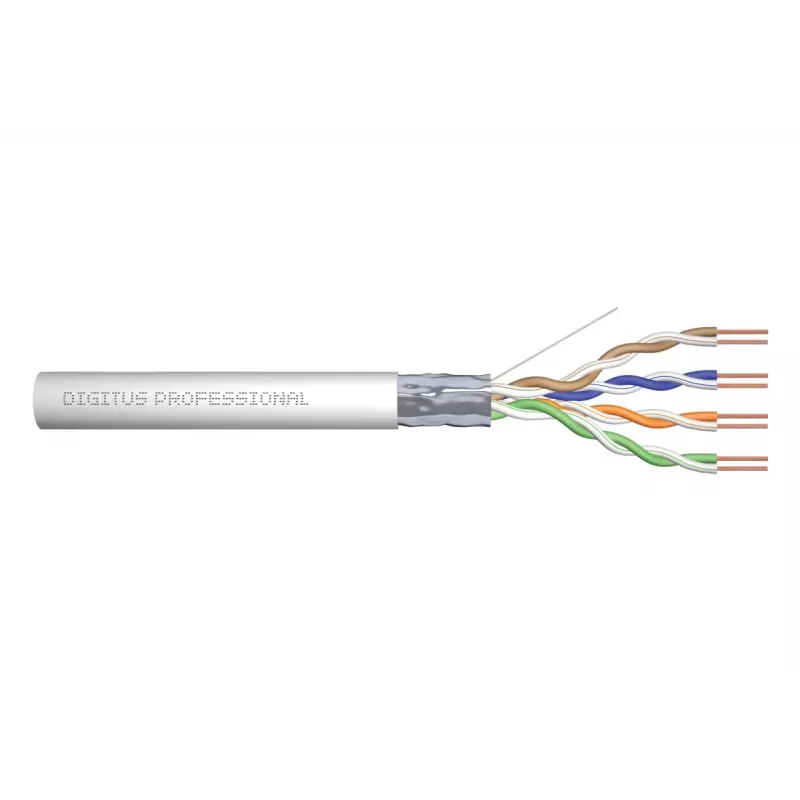 DIGITUS įrengimo kabelis - Cat 5e - F/UTP - AWG 24/1 - 305 m - Pilkas