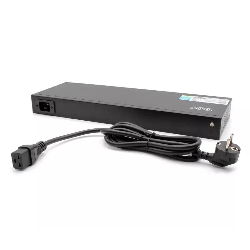 Maitinimo paskirstymo įrenginys PDU Digitus DN-DP-H-1-8C13 1U juodas 16A