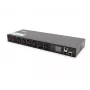 Maitinimo paskirstymo įrenginys PDU Digitus DN-DP-H-1-8C13 1U juodas 16A