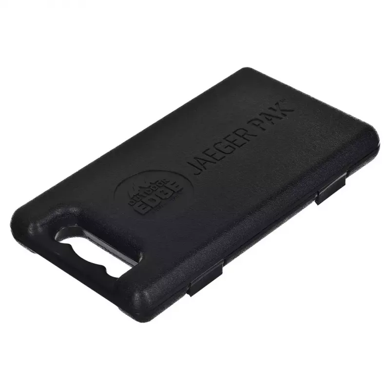 Stacionarių peilių medžioklės rinkinys Outdoor Edge Jaeger Pak 02OE069 su peiliu ir žvėrienos apdorojimo įrankiais
