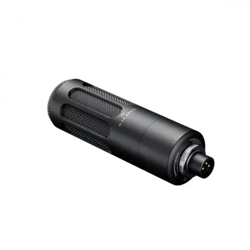 Dinaminis transliacijų mikrofonas Beyerdynamic M 70 PRO X — laidinis, kalbai pritaikyta dažninė charakteristika