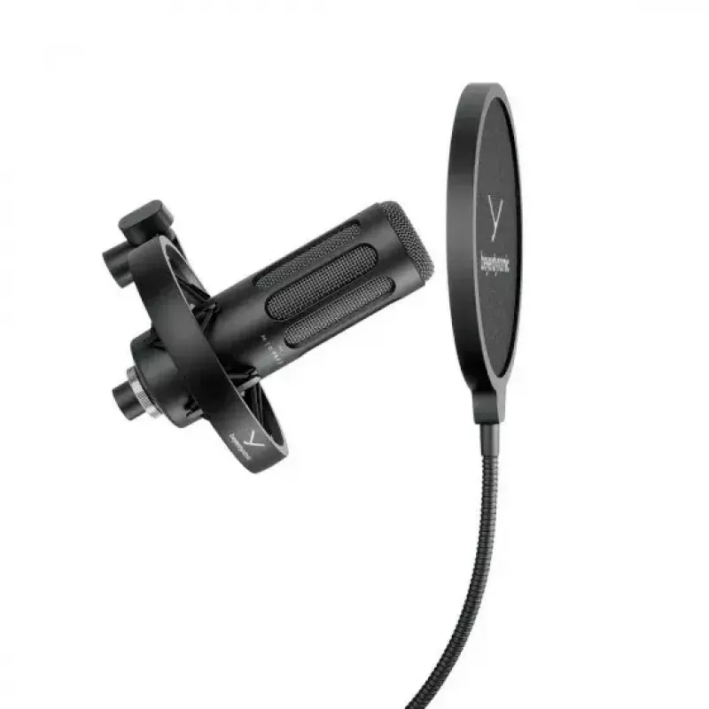 Dinaminis transliacijų mikrofonas Beyerdynamic M 70 PRO X — laidinis, kalbai pritaikyta dažninė charakteristika