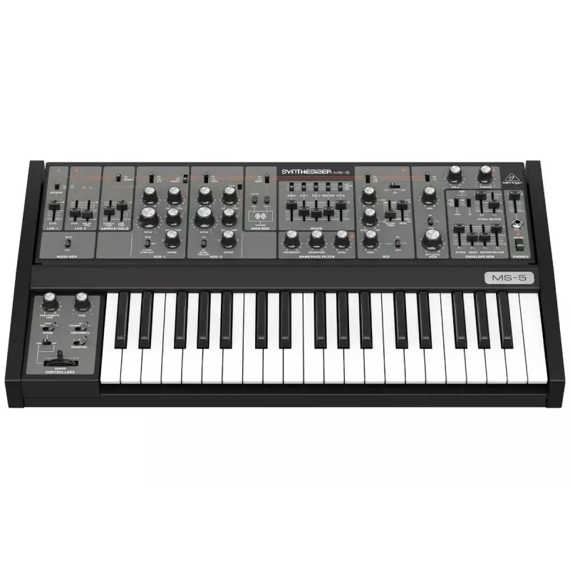 Analoginis sintezatorius Behringer MS-5 — 32 balsų polifonija, 37 klavišai