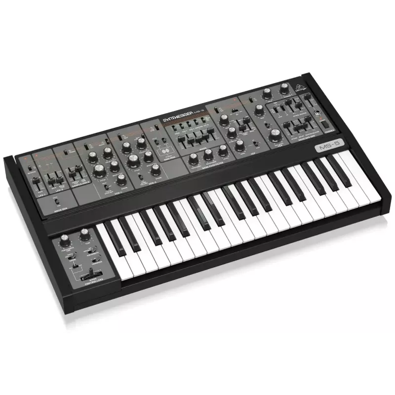 Analoginis sintezatorius Behringer MS-5 — 32 balsų polifonija, 37 klavišai