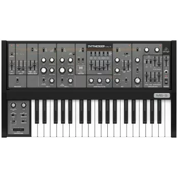 Analoginis sintezatorius Behringer MS-5 — 32 balsų polifonija, 37 klavišai