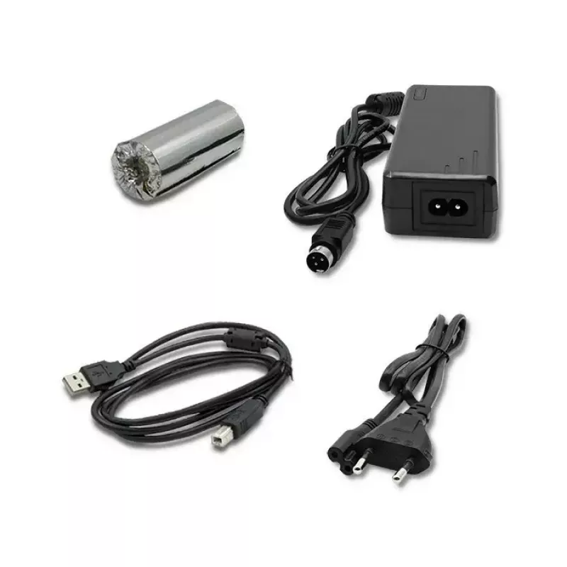 Terminis kvitų spausdintuvas QOLTEC 50256 su USB sąsaja — kompaktiškas POS spausdintuvas