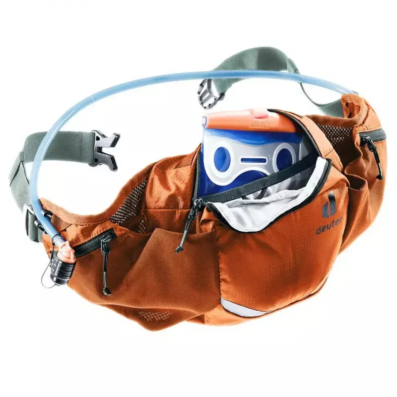 DEUTER Hip Sachet Pulse 3 inksto formos juosmens krepšys su reguliuojamu diržu — kompaktiška juosmens krepšė veiklai lauke