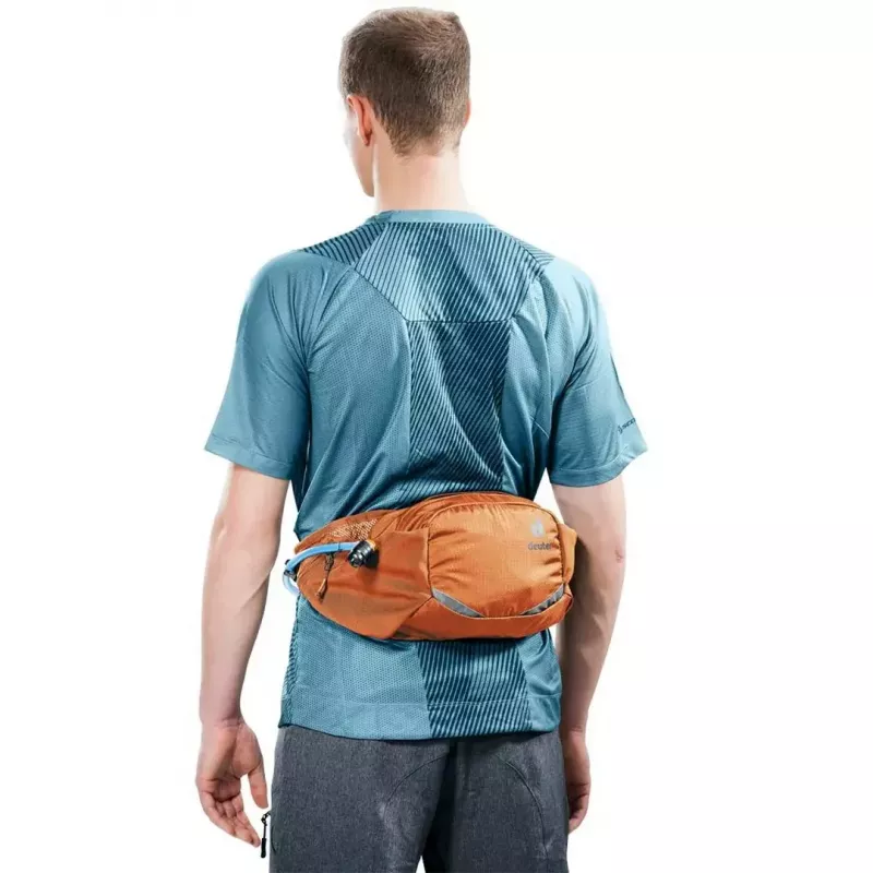 DEUTER Hip Sachet Pulse 3 inksto formos juosmens krepšys su reguliuojamu diržu — kompaktiška juosmens krepšė veiklai lauke