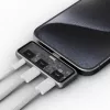 Nešiojamojo kompiuterio dokas Satechi ST-HXRAJM — USB 3.2 Gen 2 (Type-C), 100W PD, pilka