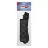 Maitinimo lizdas ActiveJet 3GNU-1.5M-C — 3 lizdai, 1,5 m kabelis, 230 V, 10 A, juodas