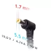 Nešiojamojo kompiuterio maitinimo adapteris Akyga AK-ND-12 90W 19V 4,74A AC-to-DC, 100–250V įvestis, juodas