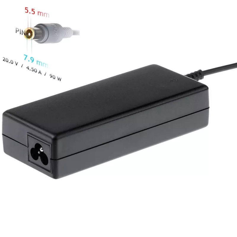 AKYGA nešiojamojo kompiuterio maitinimo adapteris - 20v/4.5a, 90w galia ir 7.9*5.5 mm + kaištis