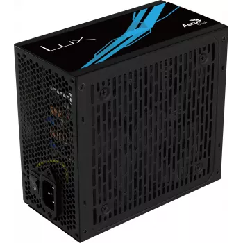 Aerocool LUX850 PC maitinimo blokas 850W 80 Plus Bronze 230V 88% efektyvumas juodas