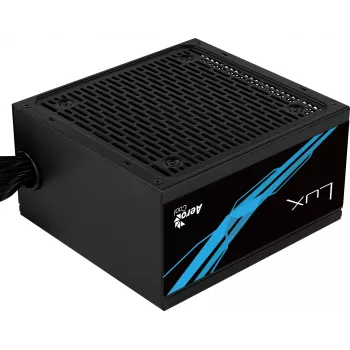Aerocool LUX850 PC maitinimo blokas 850W 80 Plus Bronze 230V 88% efektyvumas juodas