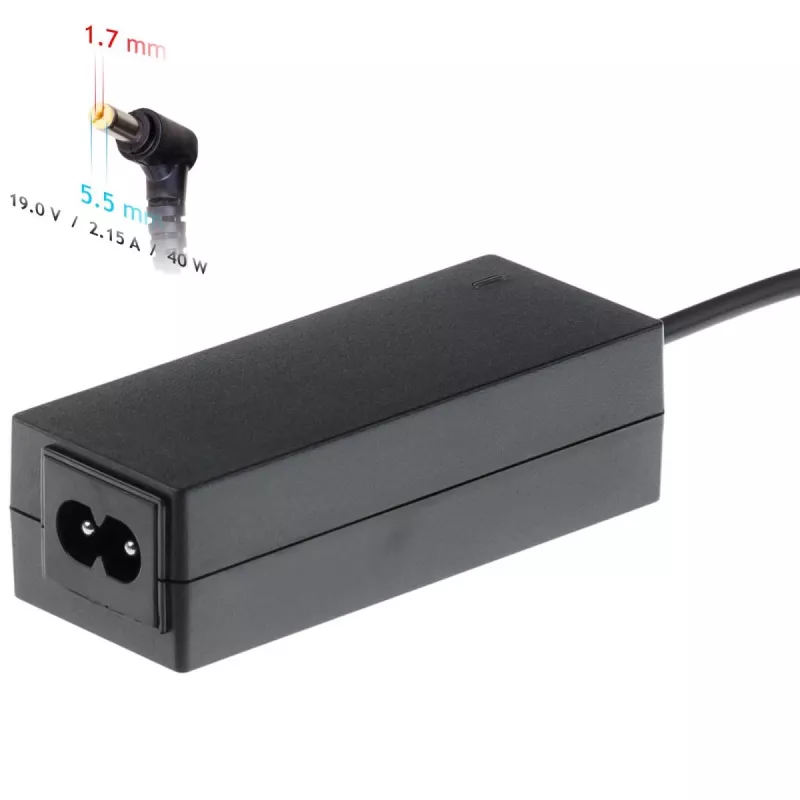 Akyga AK-ND-47 maitinimo adapteris Acer nešiojamiesiems kompiuteriams, 40 W, 19 V / 2,15 A, 5,5 x 1,7 mm