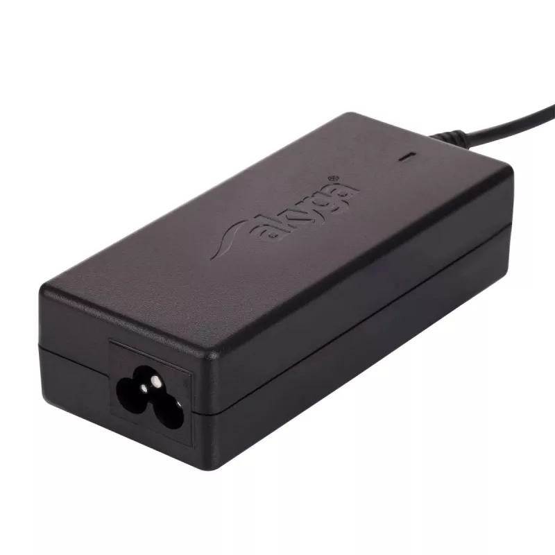 Akyga maitinimo adapteris AK-ND-50 nešiojamiesiems kompiuteriams, 20 V 2,25 A 45 W, jungtis 4,0×1,7 mm, 1,2 m laidas, juodas