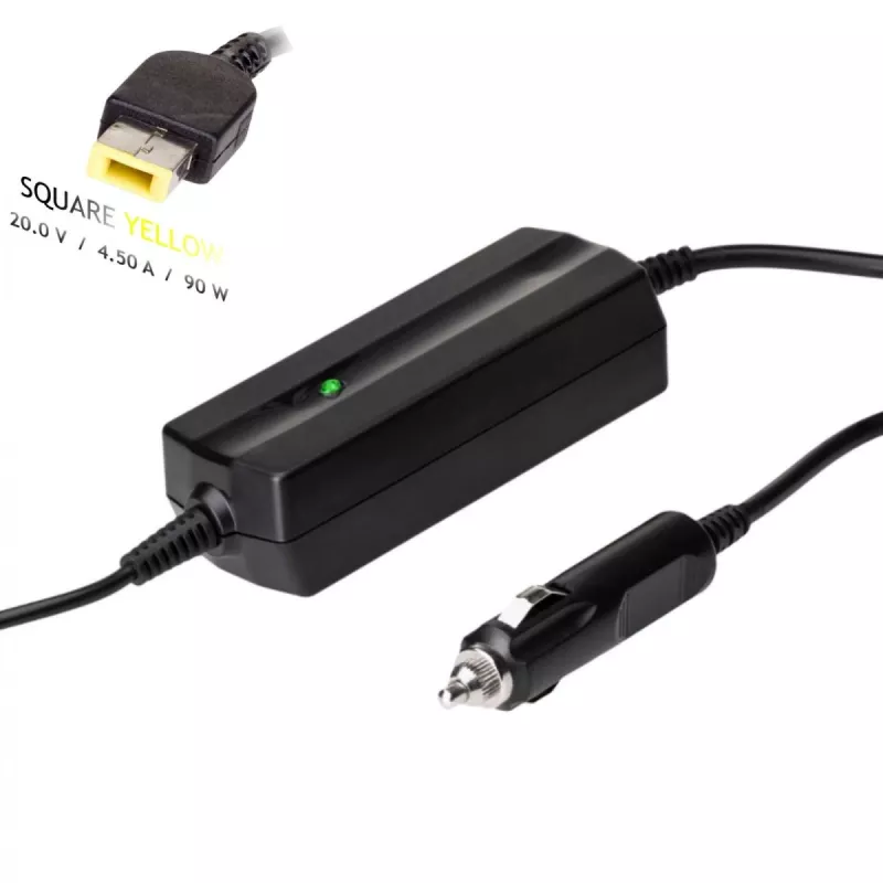 AKYGA nešiojamojo kompiuterio maitinimo adapteris – 20V/4,5A, 90W maitinimas ir plonas antgalis (taip pat žinomas kaip kvadratinis geltonas) kištukas