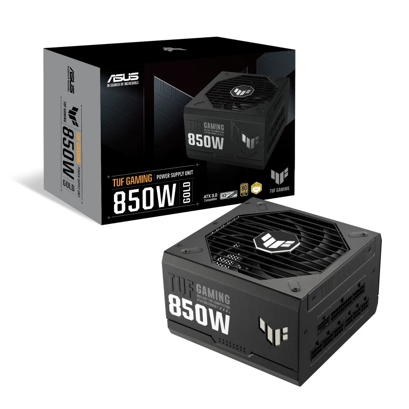 ASUS TUF Gaming 850W Gold maitinimo blokas 24 kontaktų ATX ATX juodas