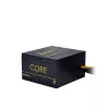 Chieftec Core BBS-600S maitinimo blokas 600 W 24 kontaktų ATX PS/2 Juoda