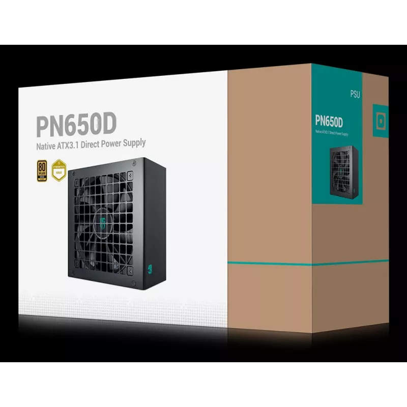 Gamer Storm PN650D maitinimo blokas 650 W 20+4 kontaktų ATX ATX juodas