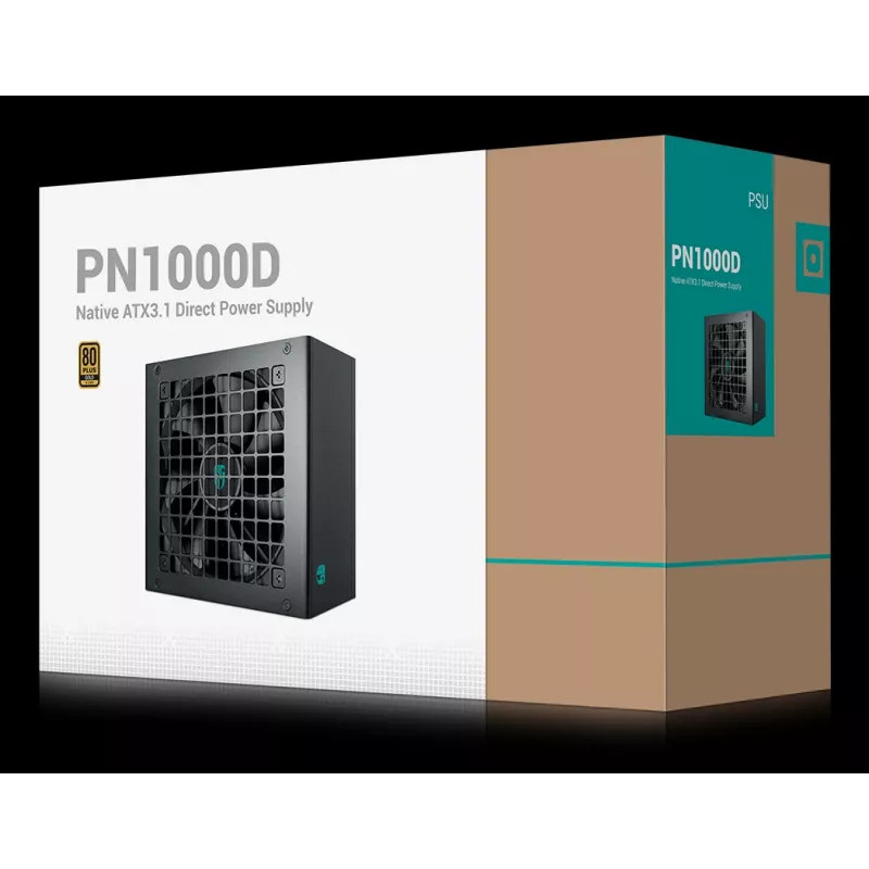 Gamer Storm PN1000D maitinimo blokas 1000 W 20+4 kontaktų ATX ATX juodas