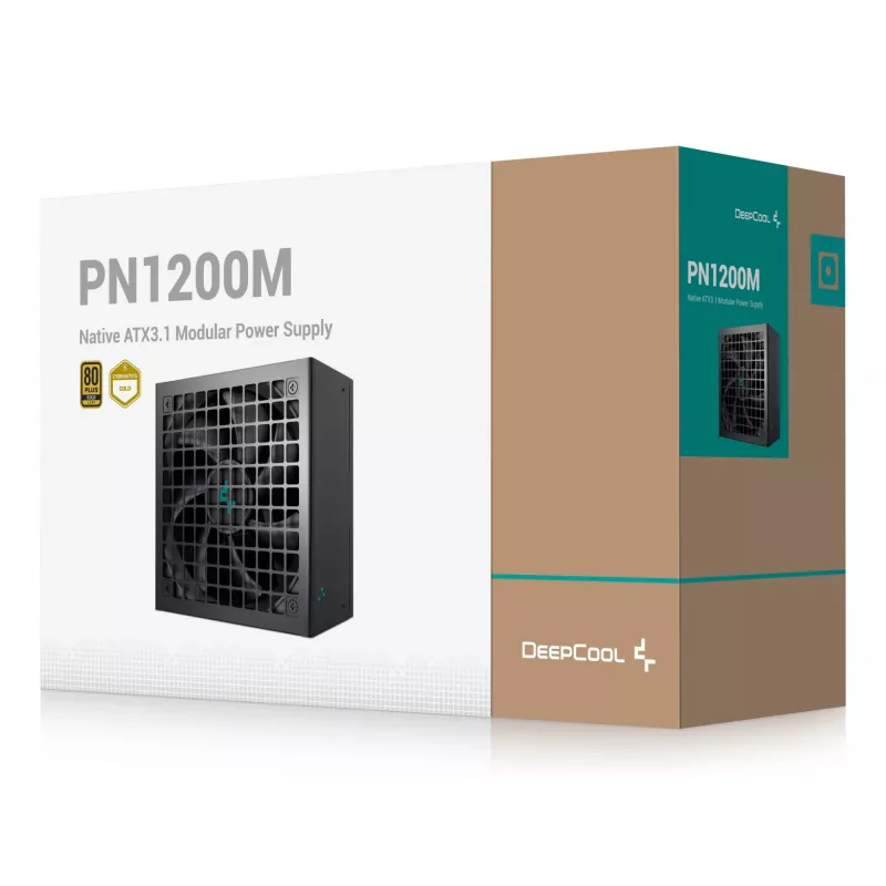 Gamer Storm PN1200M maitinimo blokas 1200 W 20+4 kontaktų ATX ATX juodas