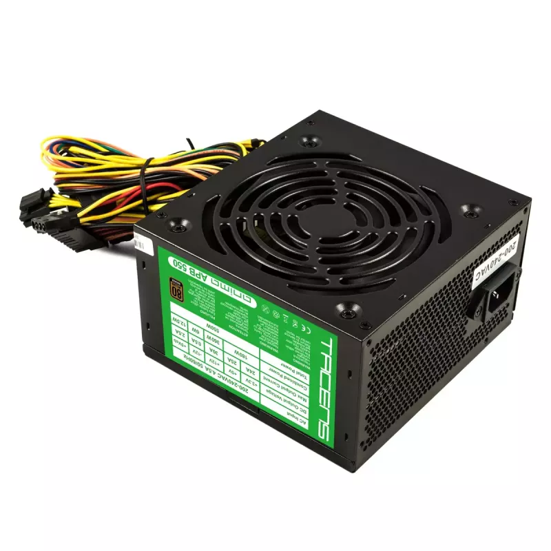 Tacens APB550B maitinimo blokas 550 W 20+4 pin ATX ATX juodas