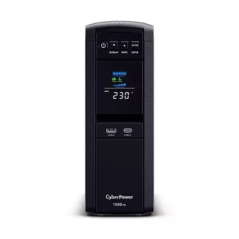 CyberPower CP1350EPFCLCD nepertraukiamo maitinimo šaltinis (UPS) Line-Interactive 1,35 kVA 780 W 6 kintamosios srovės lizdų