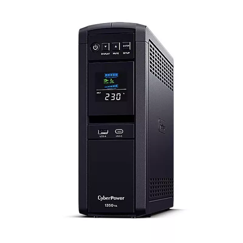 CyberPower CP1350EPFCLCD nepertraukiamo maitinimo šaltinis (UPS) Line-Interactive 1,35 kVA 780 W 6 kintamosios srovės lizdų