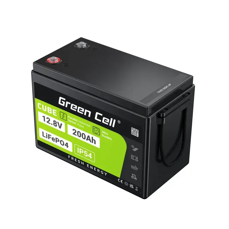 UPS baterija Green Cell LFPGC12V200AH ličio geležies fosfatas 12.8V 200Ah, 395×195×275 mm, 20.5 kg