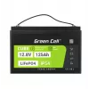 LiFePO4 baterija Green Cell 12,8 V 125 Ah — 125 Ah, 12,8 V, 150 A maks. iškrova, 13,5 kg, 340×180×225 mm