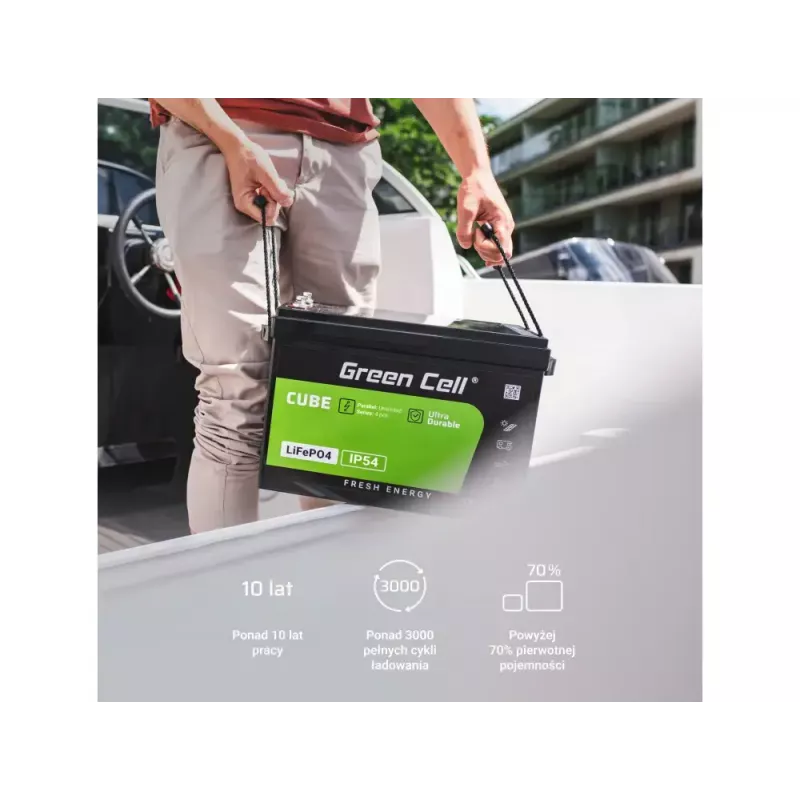 UPS baterija Green Cell LFPGC12V100AH ličio geležies fosfato 12,8V 100Ah