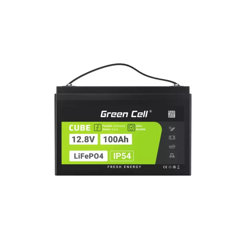 UPS baterija Green Cell LFPGC12V100AH ličio geležies fosfato 12,8V 100Ah
