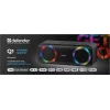 Nešiojamas Bluetooth garsiakalbis DEFENDER Q1 juodas, 10W RMS, 1200 mAh, Bluetooth 5.0, MicroSD, FM, AUX, USB