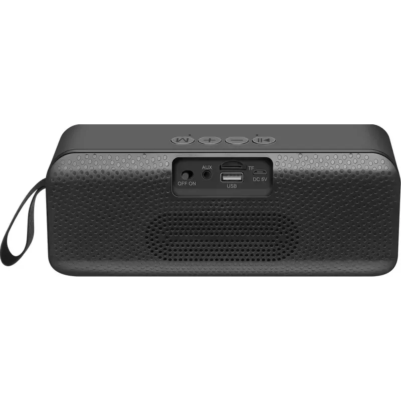 Nešiojamas Bluetooth garsiakalbis DEFENDER Q1 juodas, 10W RMS, 1200 mAh, Bluetooth 5.0, MicroSD, FM, AUX, USB