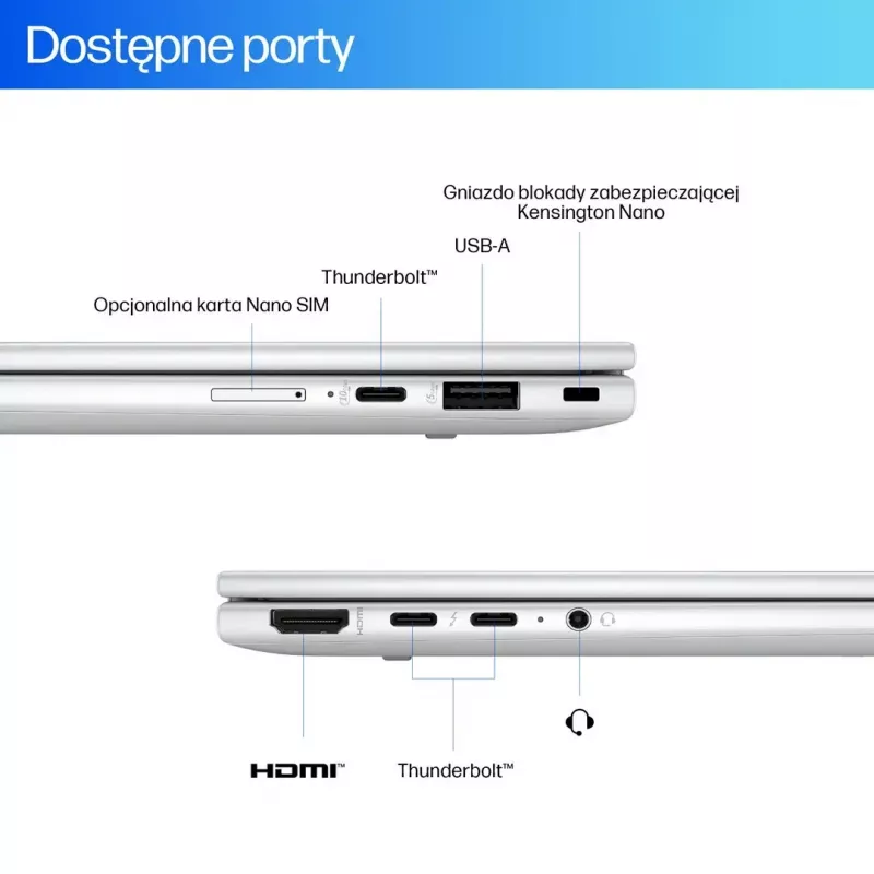 Hibridinis nešiojamasis kompiuteris HP EliteBook X Flip G1i 14 colių 2,5K IPS jutiklinis 32 GB LPDDR5x 1 TB PCIe SSD 5G Wi‑Fi 7 Win11 Pro