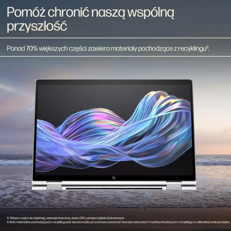 Hibridinis nešiojamasis kompiuteris HP EliteBook X Flip G1i 14 colių 2,5K IPS jutiklinis 32 GB LPDDR5x 1 TB PCIe SSD 5G Wi‑Fi 7 Win11 Pro