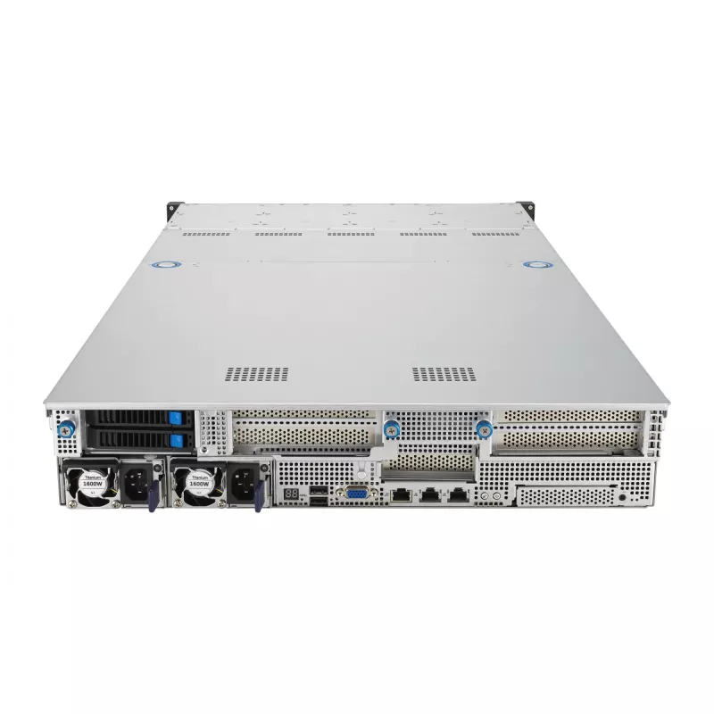 ASUS RS521A-E12-RS24U Socket SP5 Rack (2U) Juoda, Sidabrinė