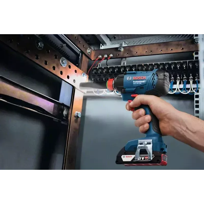 Bosch GDX 180-LI 3600 RPM Juoda, Mėlyna